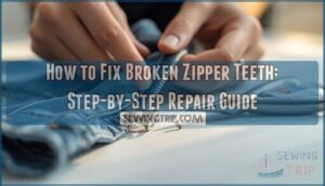 how to fix broken zipper teeth how to fix broken zipper teeth