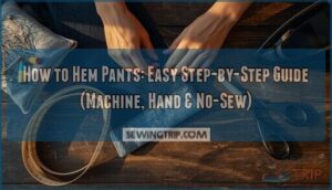 how to hem pants how to hem pants