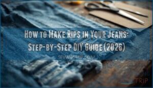 how to make rips in your jeans how to make rips in your jeans