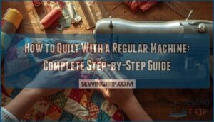how to quilt with a regular machine how to quilt with a regular machine