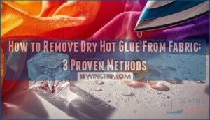 how to remove dry hot glue from fabric how to remove dry hot glue from fabric