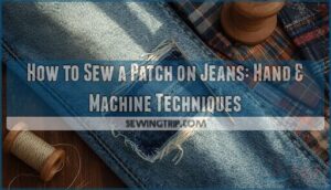 how to sew a patch on jeans how to sew a patch on jeans
