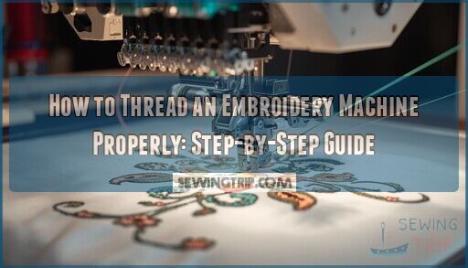 how to thread an embroidery machine properly