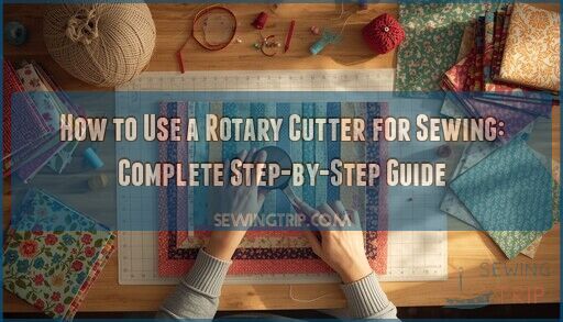how to use a rotary cutter for sewing