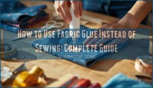 how to use fabric glue instead of sewing how to use fabric glue instead of sewing
