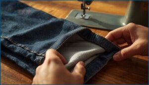 keeping the original hem on pants keeping the original hem on pants