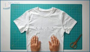 laying out the t-shirt laying out the t-shirt