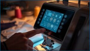 lcd screen and touchpad controls lcd screen and touchpad controls