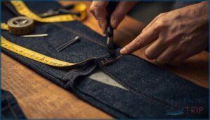 letting out side or back seams letting out side or back seams