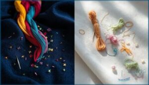 light vs. dark fabric: thread considerations light vs. dark fabric: thread considerations