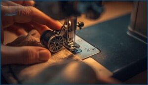 loading a front-loading bobbin case loading a front-loading bobbin case