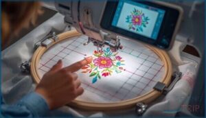 loading and aligning embroidery designs loading and aligning embroidery designs