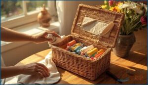 maintaining and caring for your sewing basket maintaining and caring for your sewing basket