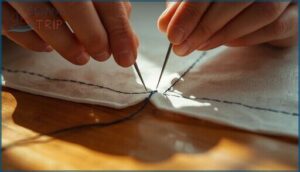 making your first backstitch making your first backstitch