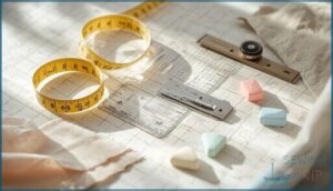 measuring tools and fabric markers measuring tools and fabric markers