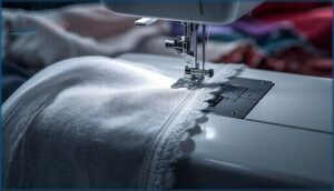 overcast/overlock stitch for edge finishing overcast/overlock stitch for edge finishing