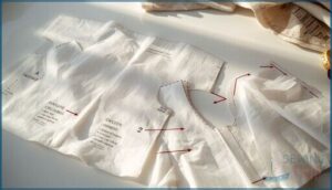 pattern piece identification pattern piece identification