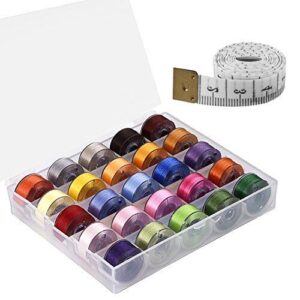 7 Best Thread Sets for Tailors: Reviews & Buying Guide 3 Paxcoo 25 Pcs Bobbins and B01IYCDY3K