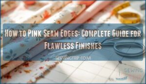 pinking shears seam edges pinking shears seam edges