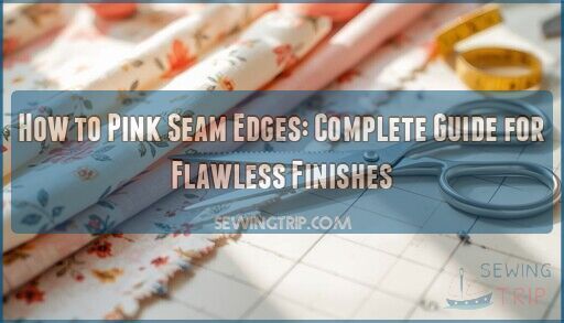 pinking shears seam edges