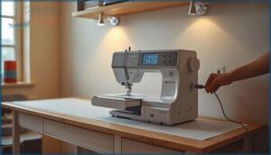 placing and powering up the machine placing and powering up the machine