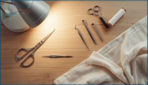 prepare your work area and materials prepare your work area and materials