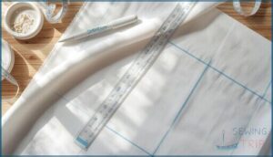 preparing fabric and marking the smocking grid preparing fabric and marking the smocking grid