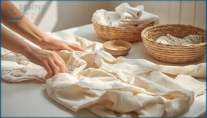 preparing modal clothes for washing preparing modal clothes for washing