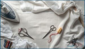 preparing the fabric and workspace preparing the fabric and workspace