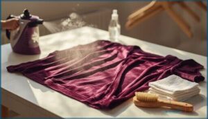 preparing velvet for wrinkle removal preparing velvet for wrinkle removal