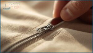 preventing fabric from getting stuck in zippers preventing fabric from getting stuck in zippers