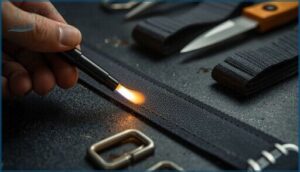 preventing fraying and securing ends preventing fraying and securing ends