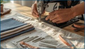 proper threading and fabric preparation proper threading and fabric preparation