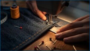 reinforcing altered seams reinforcing altered seams