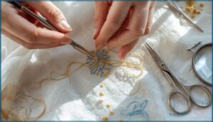 removing hand embroidery removing hand embroidery