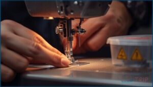 removing the old needle safely removing the old needle safely