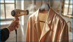 removing wrinkles with a hair dryer removing wrinkles with a hair dryer