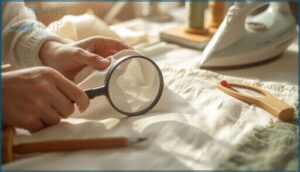 repairing fabric after seam ripping repairing fabric after seam ripping