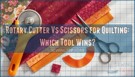 rotary cutter vs scissors for quilting