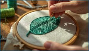 satin stitch satin stitch