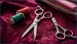 scissors—fabric and thread types scissors—fabric and thread types