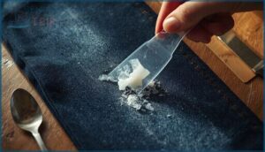 scraping off excess glue scraping off excess glue