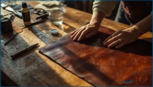 sealing and conditioning dyed leather sealing and conditioning dyed leather