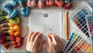 selecting colors, threads, and pattern symbols selecting colors, threads, and pattern symbols