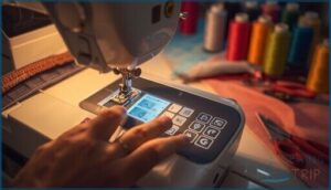 selecting stitches and adjusting settings selecting stitches and adjusting settings