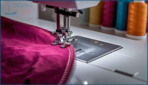 serged/overlocked edges serged/overlocked edges