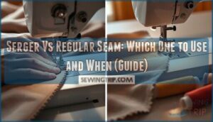 serger vs regular seam serger vs regular seam