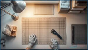 setting up a safe cutting workspace setting up a safe cutting workspace