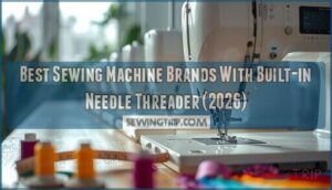 sewing machine brands with built in needle threader sewing machine brands with built in needle threader