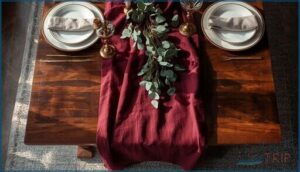 should a table runner hang over the edge should a table runner hang over the edge